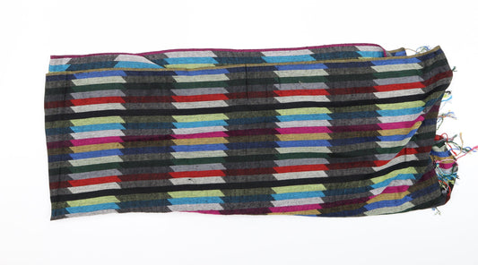 Preworn Unisex Multicoloured Striped   Scarf