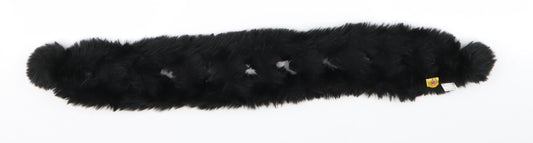 Preworn Womens Black    Scarf