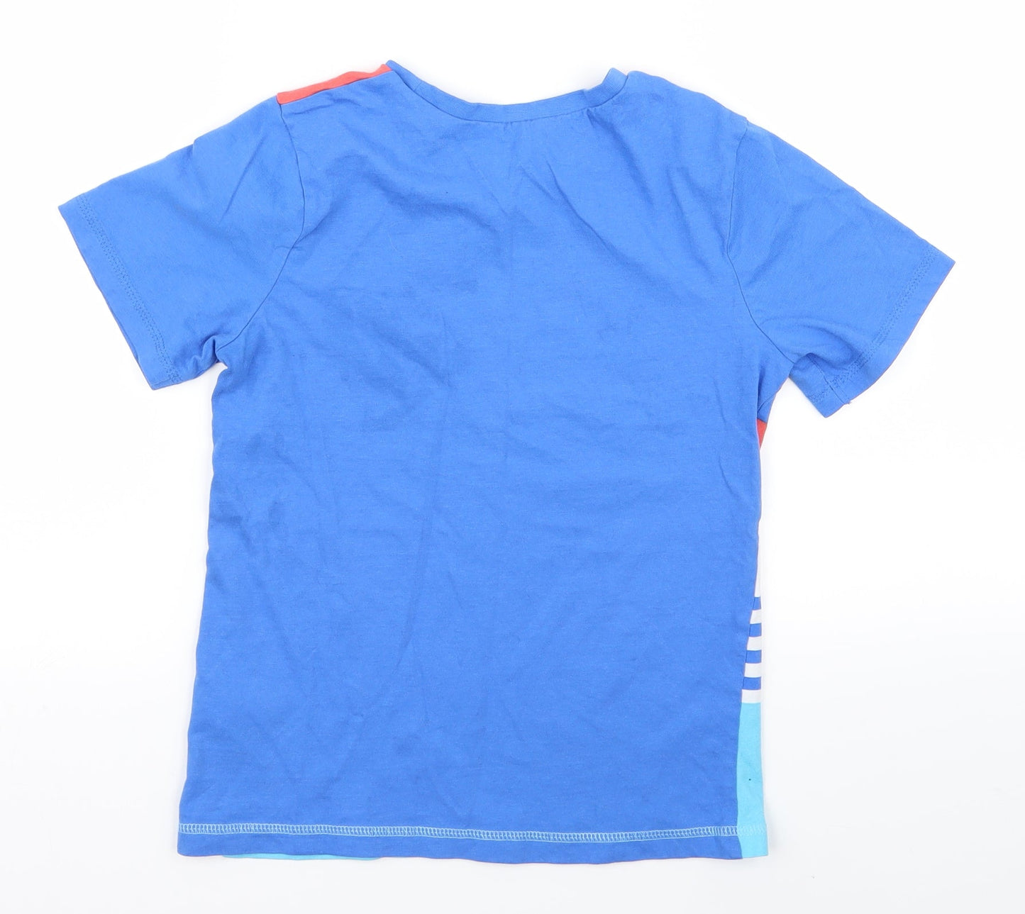 George Boys Multicoloured Striped  Basic T-Shirt Size 10 Years