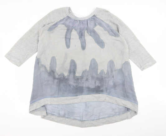 Klass Womens Grey   Basic T-Shirt Size L