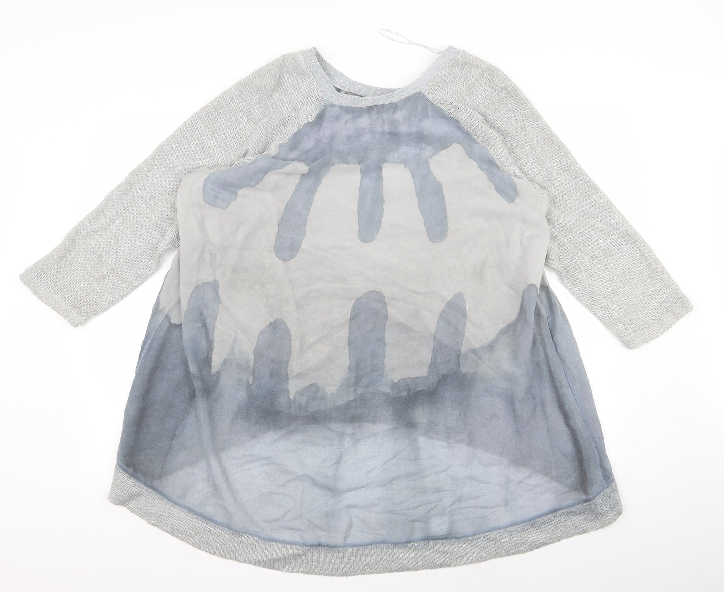 Klass Womens Grey   Basic T-Shirt Size L