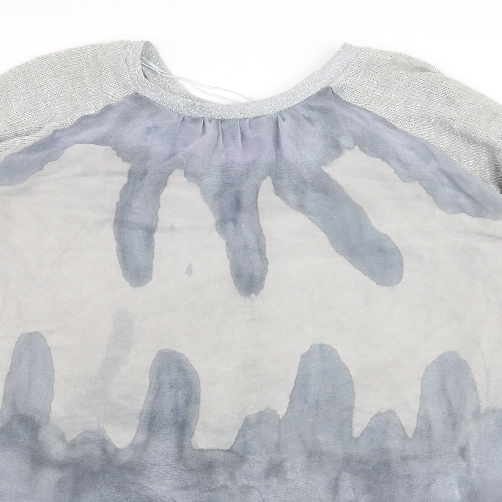 Klass Womens Grey   Basic T-Shirt Size L
