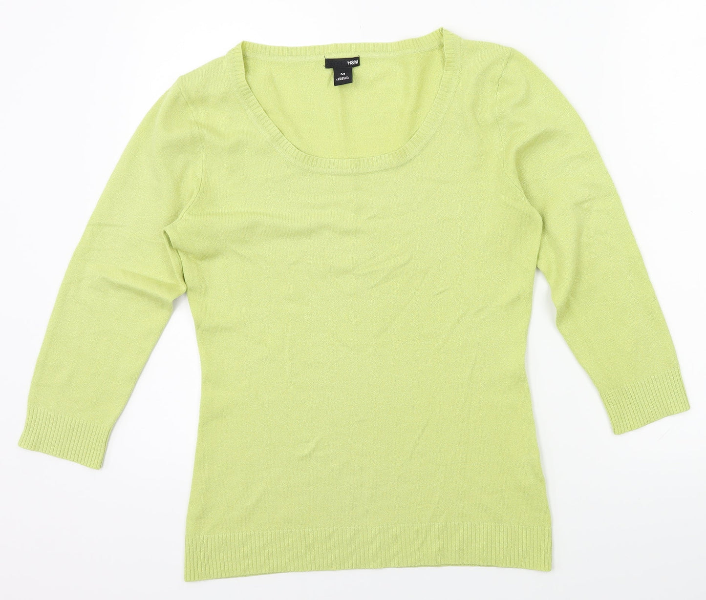 H&M Womens Green   Pullover Jumper Size M