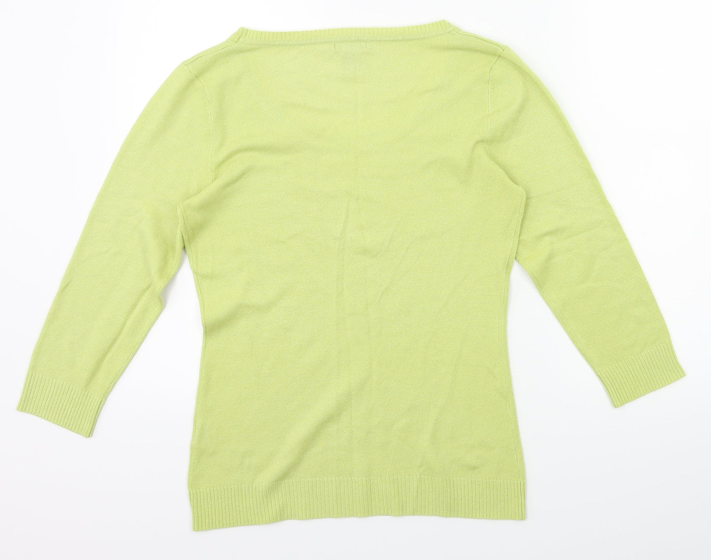 H&M Womens Green   Pullover Jumper Size M