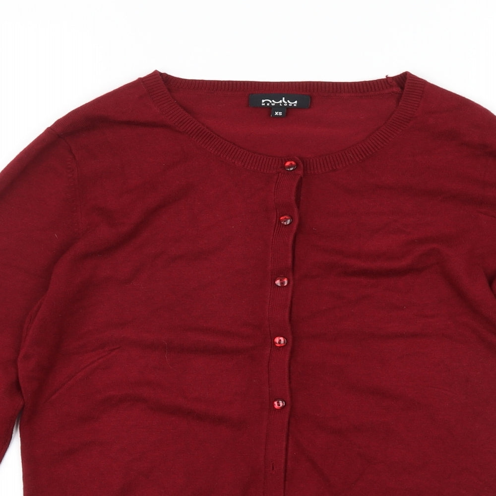 New Look Womens Red   Pullover Jumper Size XS