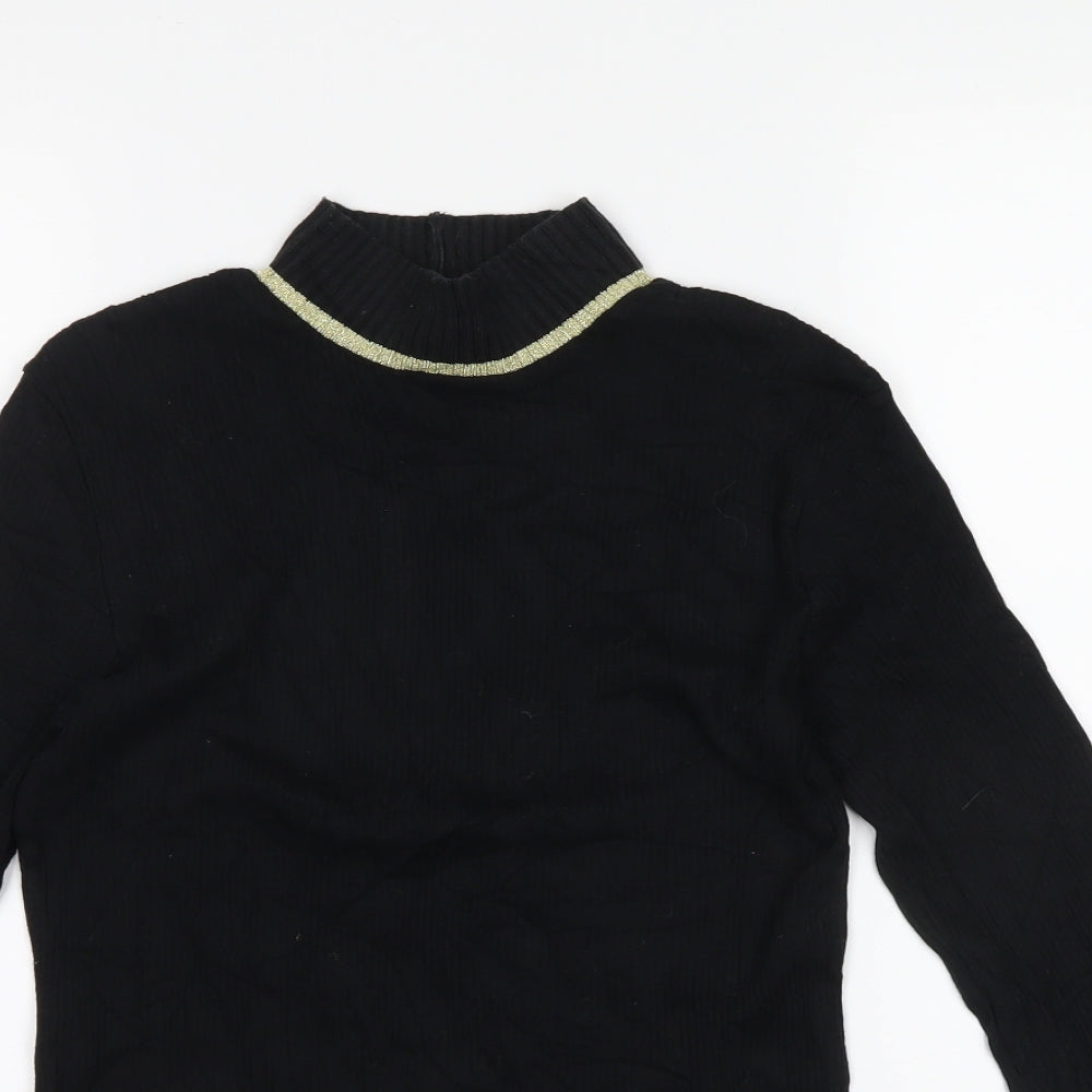 F&F Womens Black   Pullover Jumper Size 10