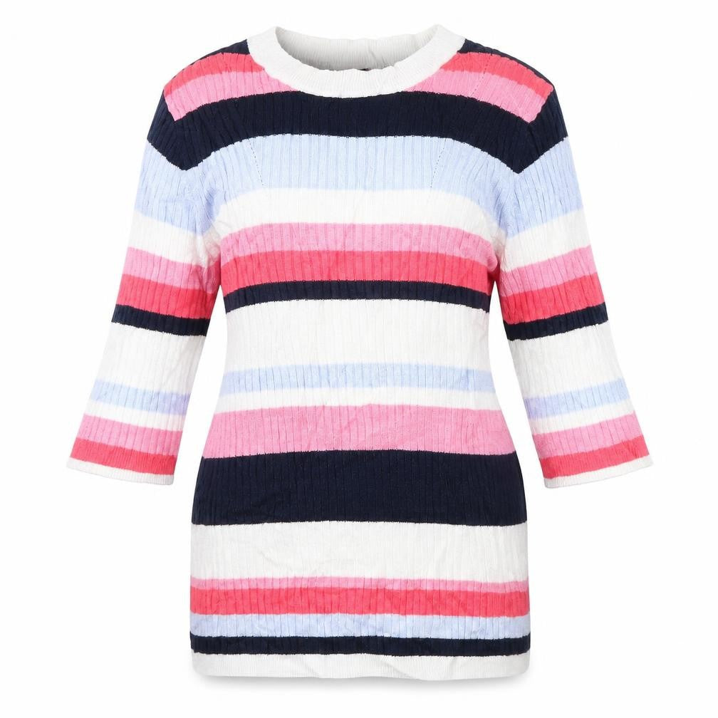 Marks & Spencer Womens Multicoloured Striped  Pullover Jumper Size 10