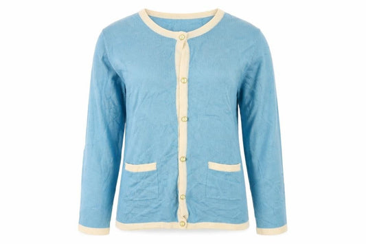 Anne De Lancay Womens Blue   Cape Jumper Size S