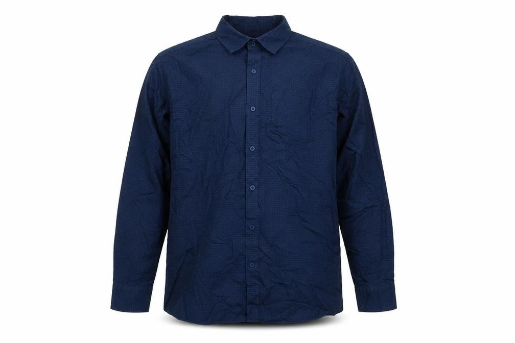 F&F Mens Blue Argyle/Diamond   Button-Up Size L