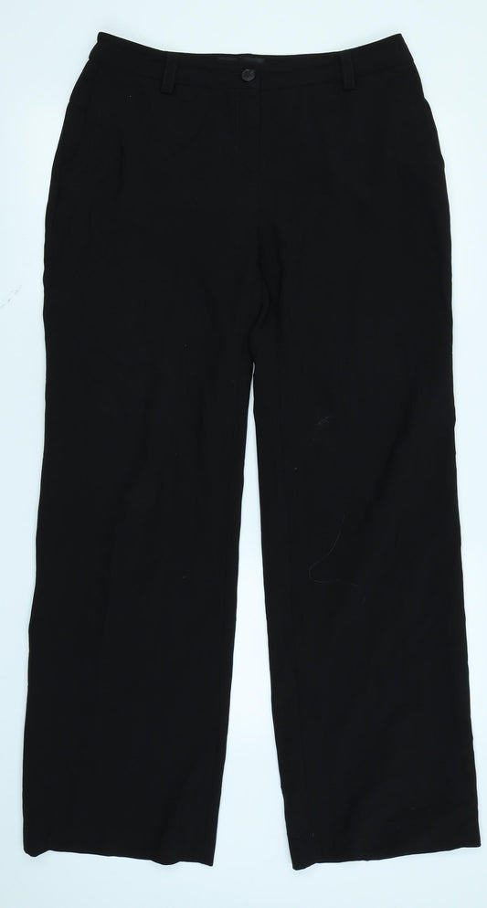 Migel Stapper Womens Black   Trousers  Size L L32 in