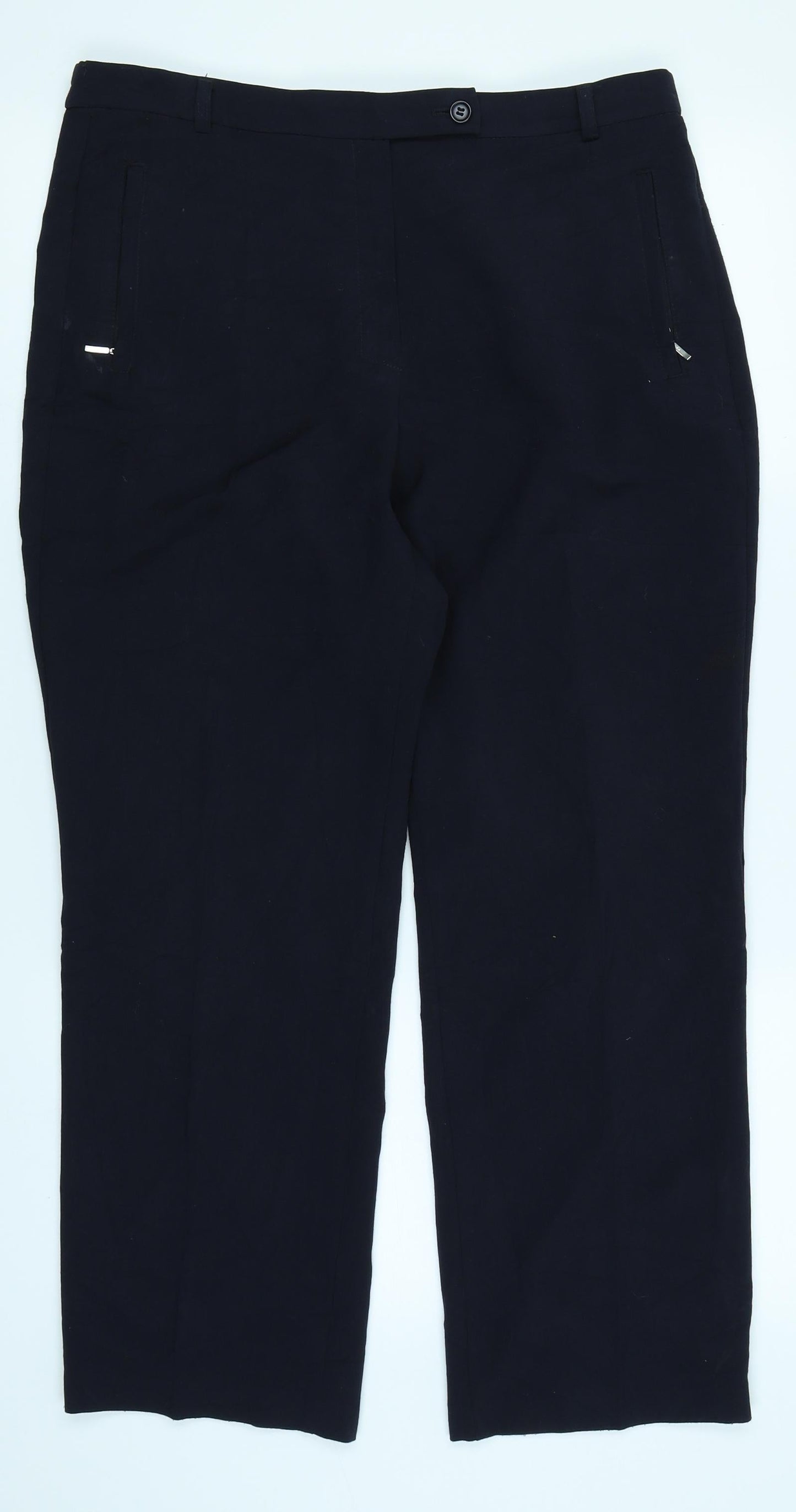 Marks & Spencer Womens Blue   Trousers  Size 14 L24 in