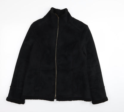 Per Una Womens Black   Jacket Coat Size M