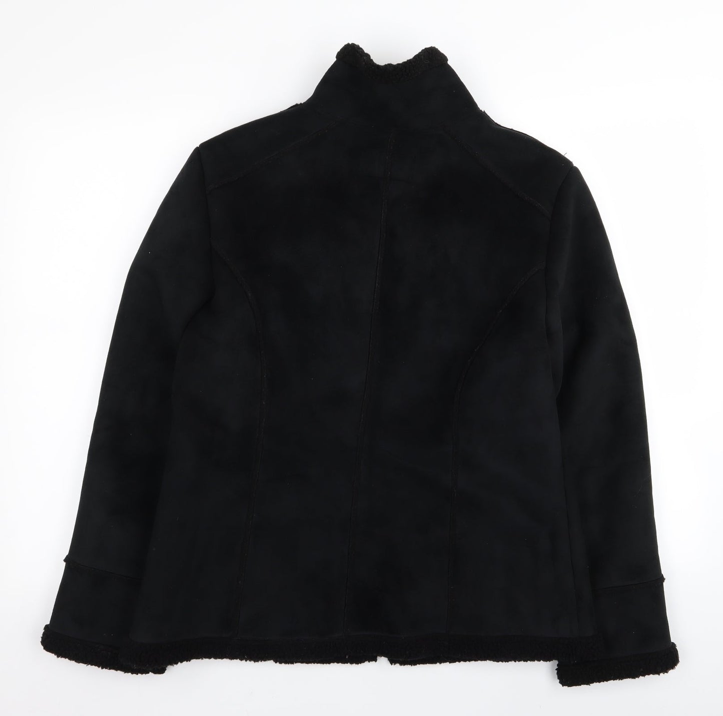 Per Una Womens Black   Jacket Coat Size M