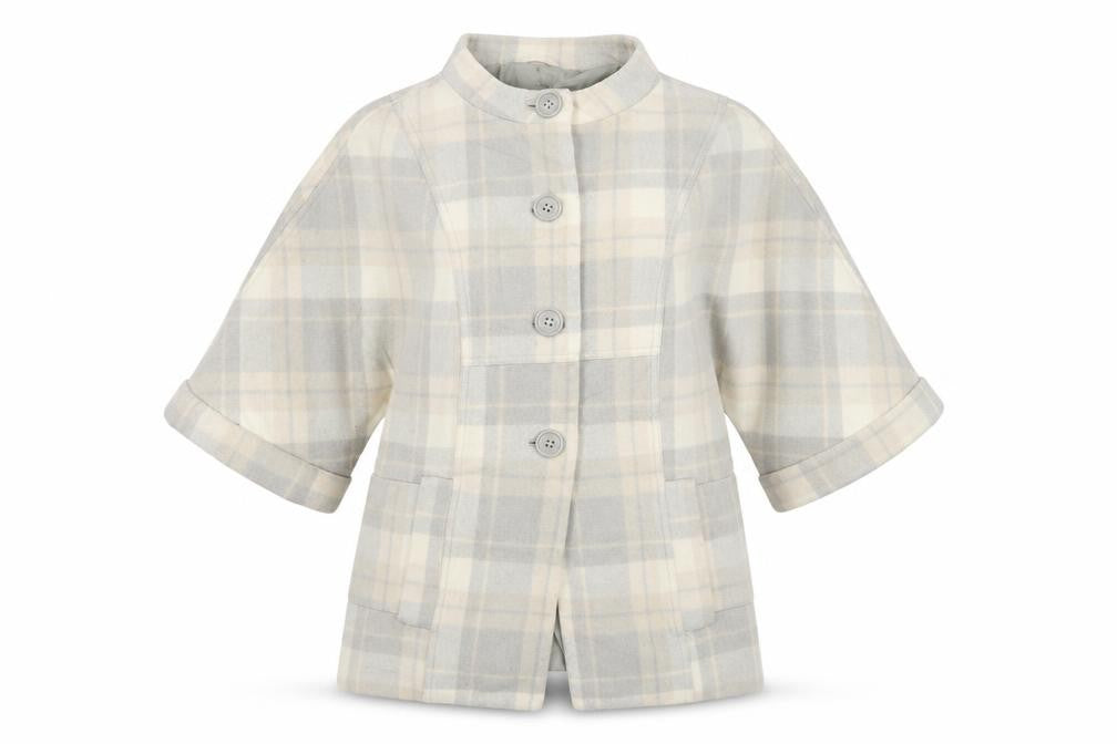 H&M Womens Grey Check  Jacket  Size 6