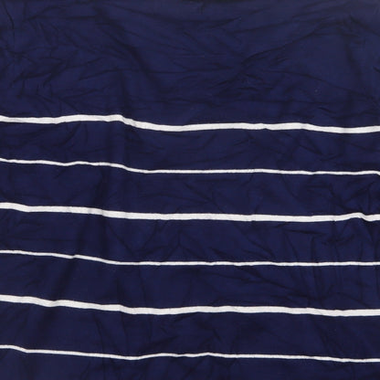 Bonmarché Womens Blue Striped Pullover Jumper Size L