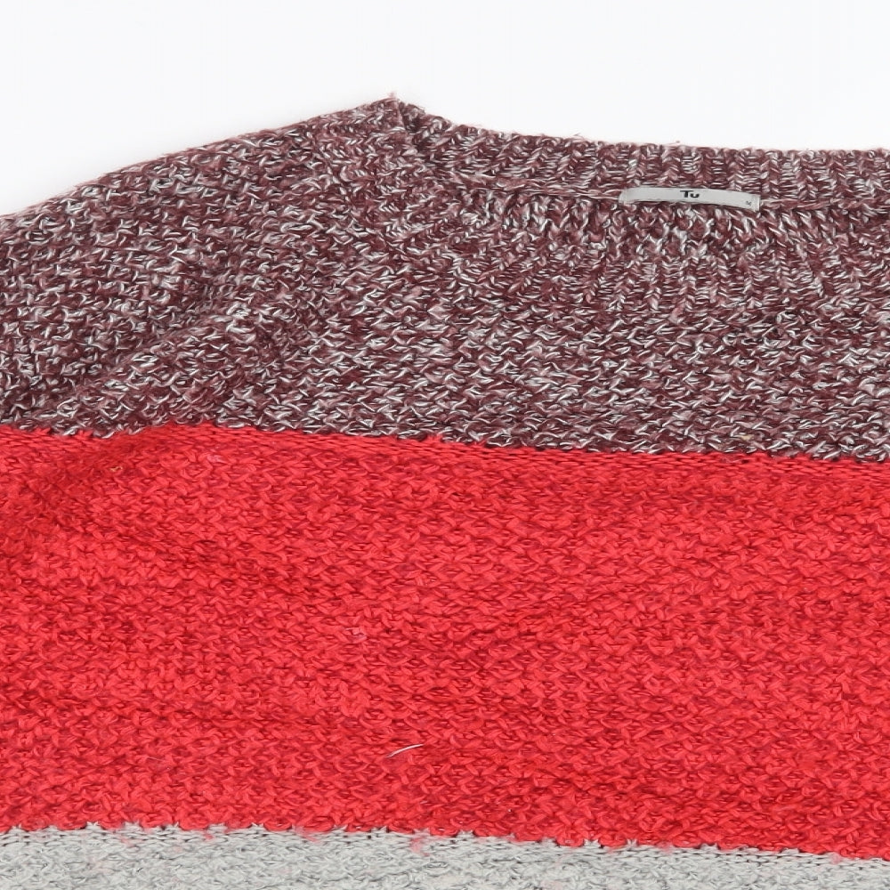 TU Womens Pink  Knit Pullover Jumper Size 14