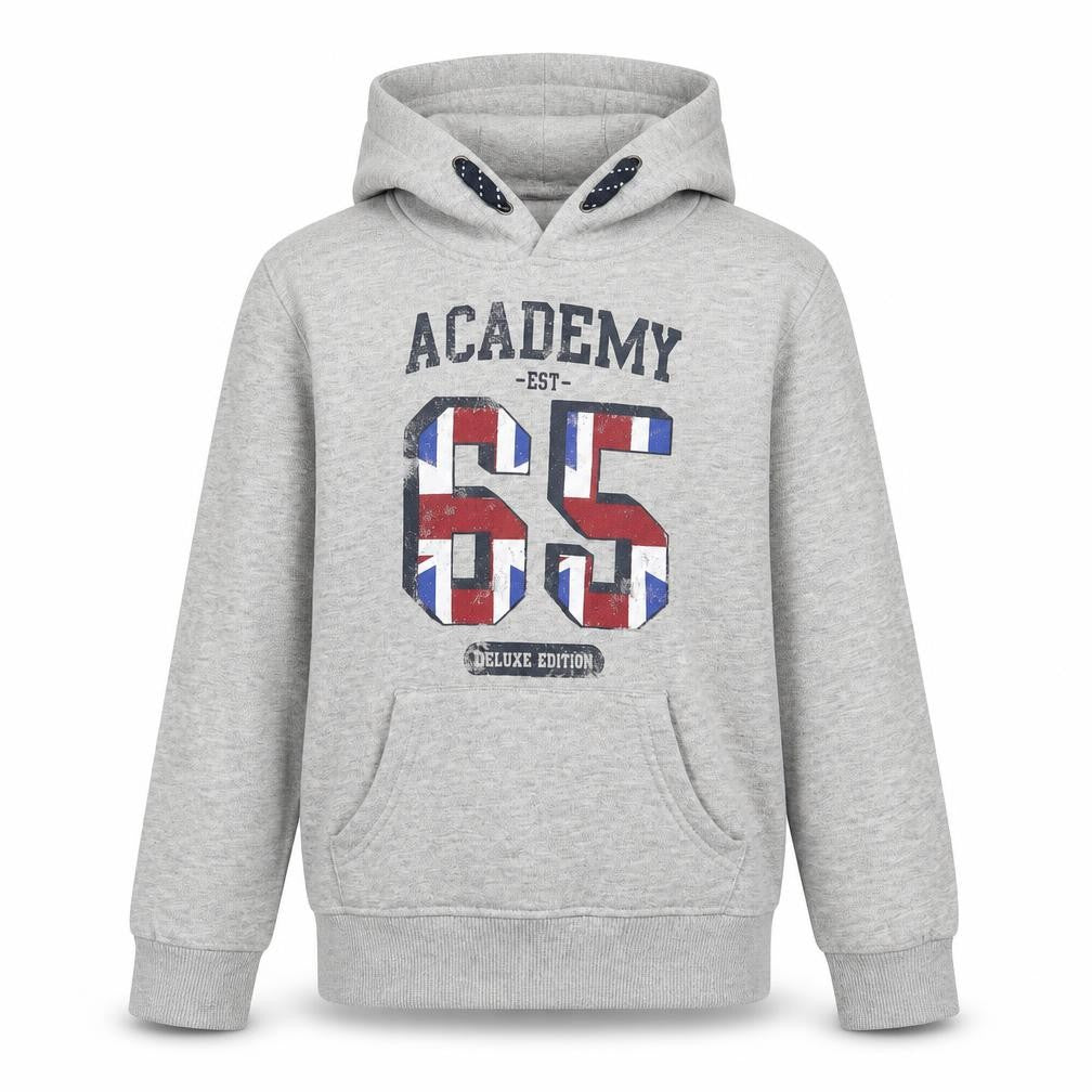 Rebel Boys Grey   Pullover Hoodie Size 7-8 Years