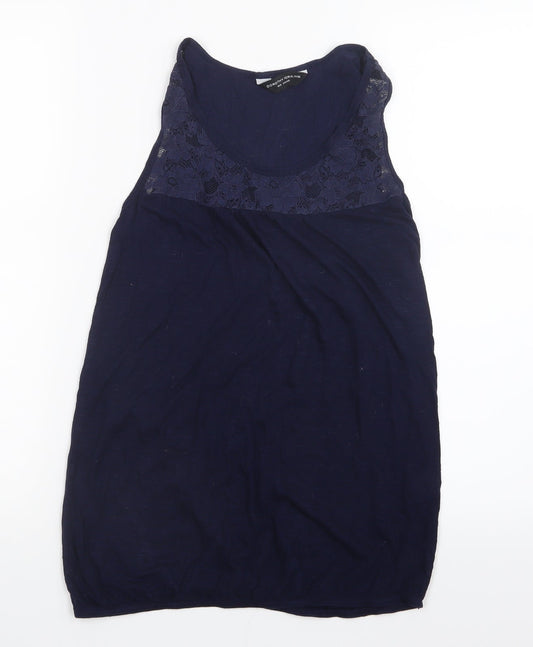 Dorothy Perkins Womens Blue   Basic Tank Size 8