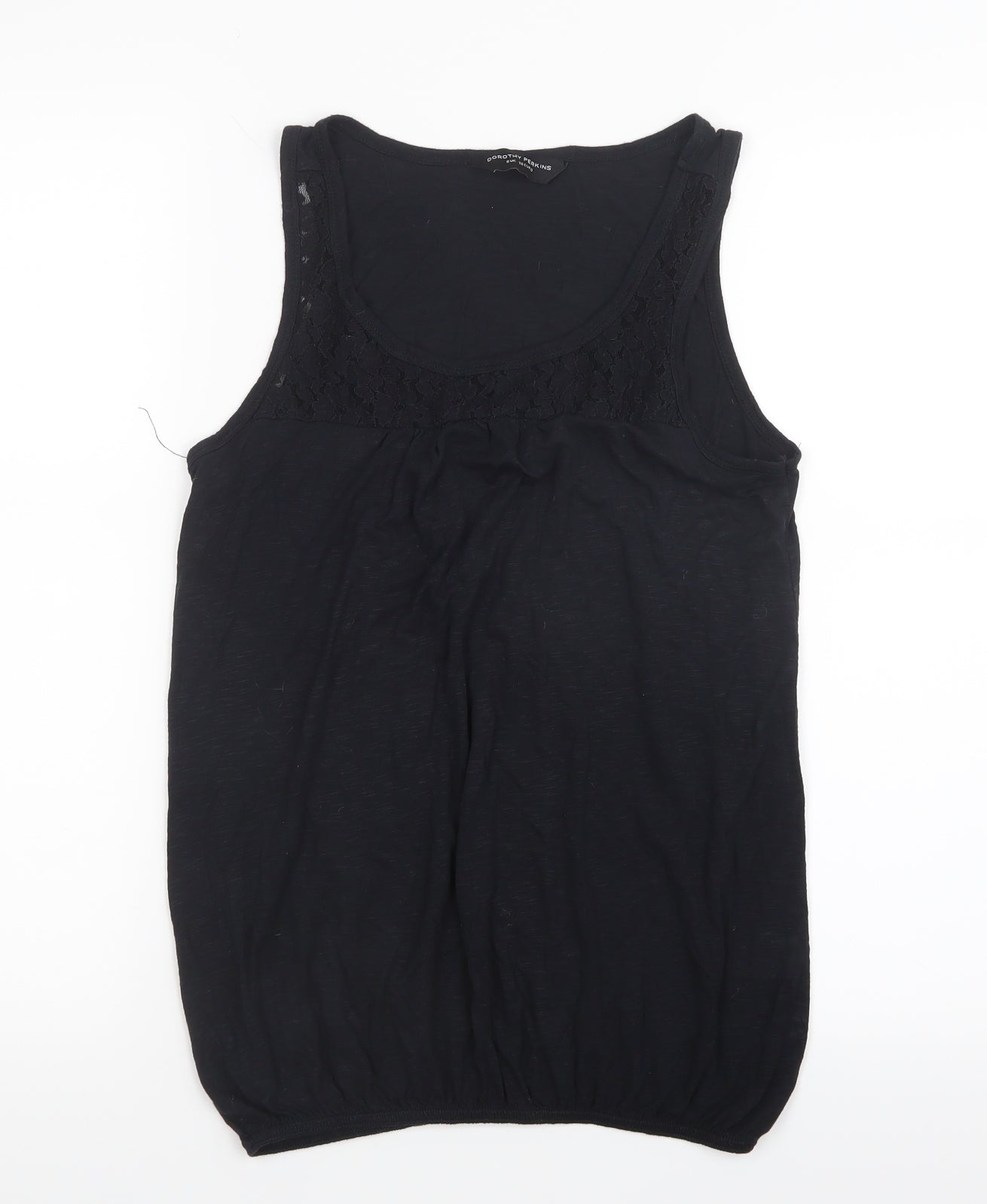 Dorothy Perkins Womens Black   Basic Tank Size 8