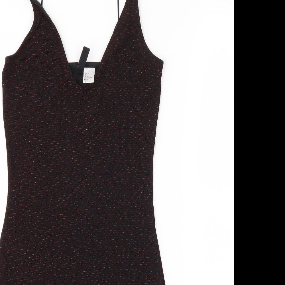 H&M Womens Red   A-Line  Size 6