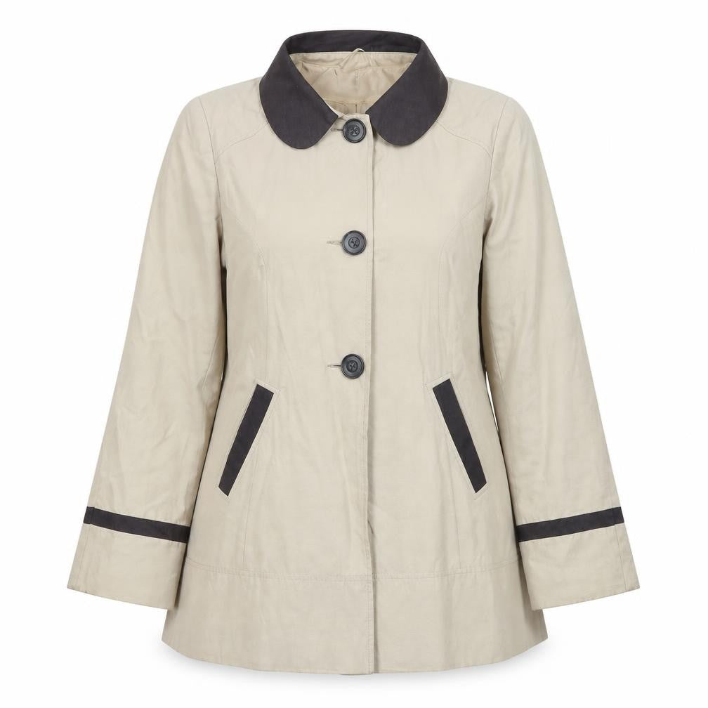 George Womens Beige   Jacket Coat Size 14