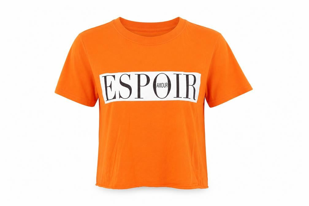 River Island Womens Orange   Basic T-Shirt Size 8