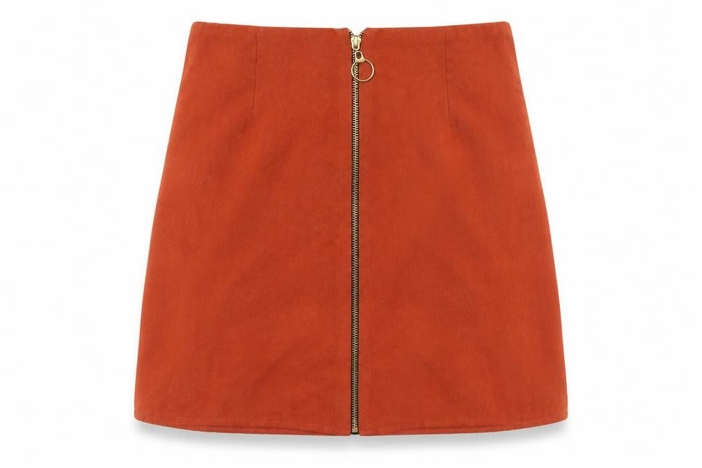Primark Womens Brown   A-Line Skirt Size 8