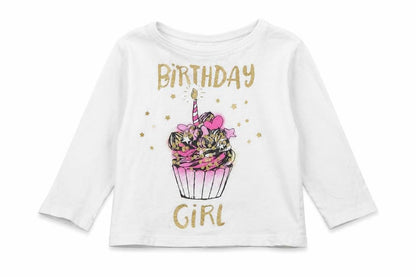 FAVOURITE TIE  Girls White   Basic T-Shirt Size 12 Months