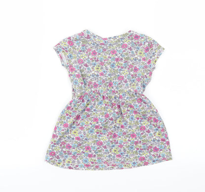 Back view of Gap girls’ multicoloured fair isle fit & flare, size 12-18, months