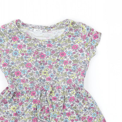 Close-up detail of Gap girls’ multicoloured fair isle fit & flare, size 12-18, months