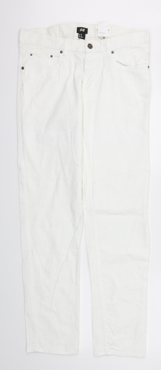 H&M Womens Silver   Skinny Jeans Size 30 in L31 in
