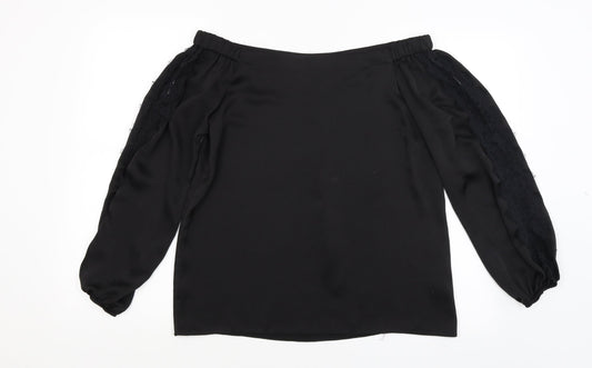 Dorothy Perkins Womens Black   Basic T-Shirt Size 12