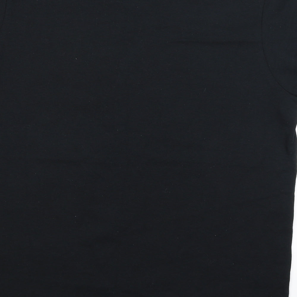 Gildan Womens Black   Basic T-Shirt Size M  - Libra