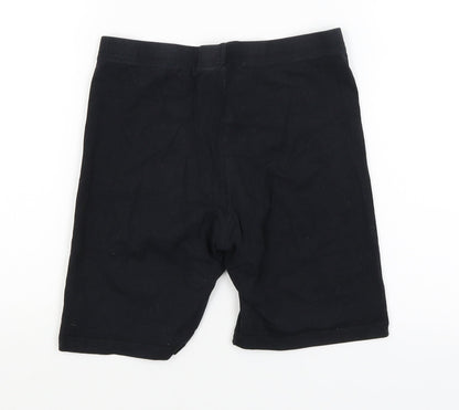 Preloved F&F Boys Black   Compression Shorts Size 11-12 Years - Back