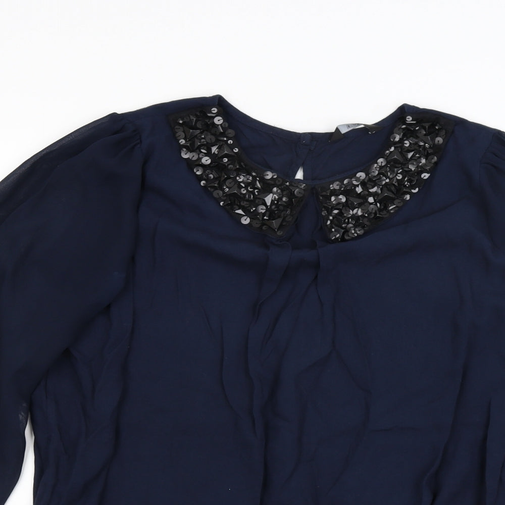 F&F Womens Blue   Basic Blouse Size 14