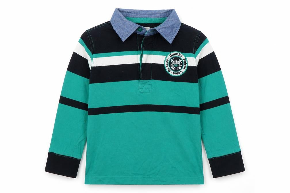 Quimby Boys Green   Basic T-Shirt Size 4 Years