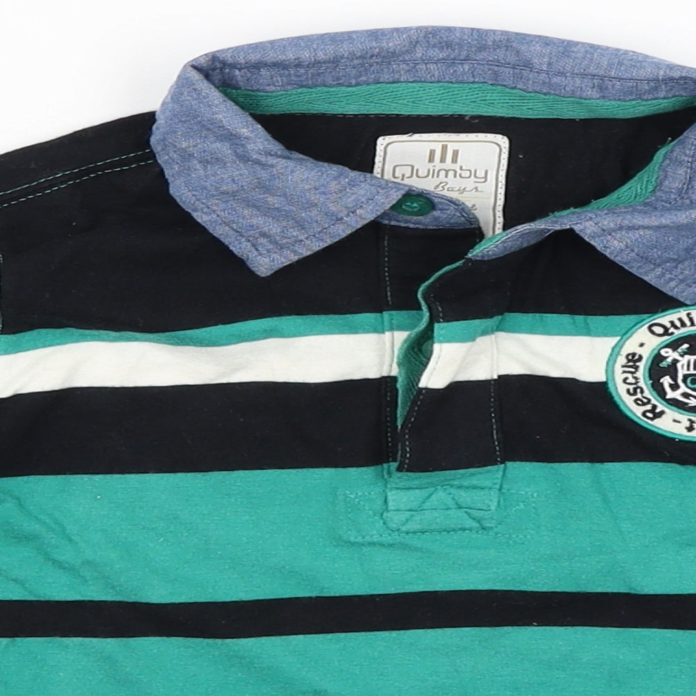 Quimby Boys Green   Basic T-Shirt Size 4 Years
