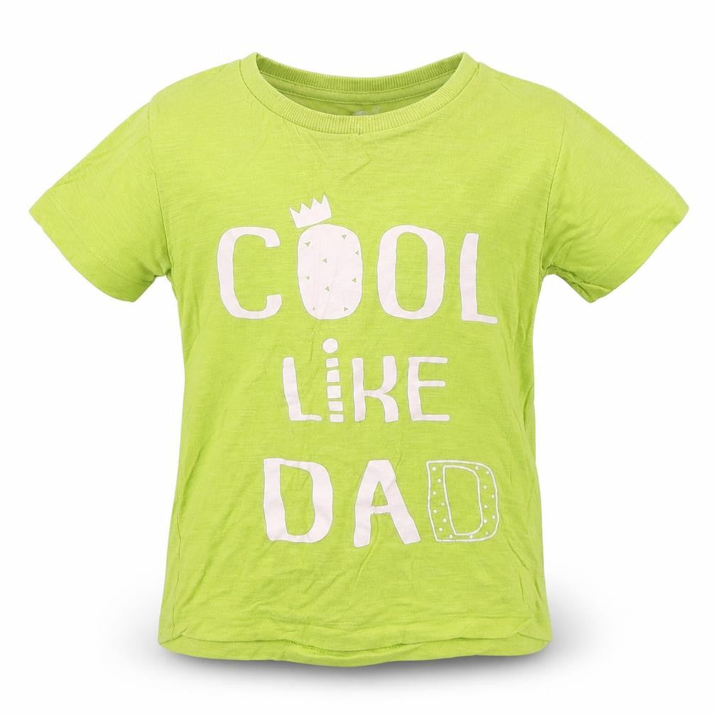 Matalan Boys Yellow   Basic T-Shirt Size 3-4 Years  - Cool like Dad