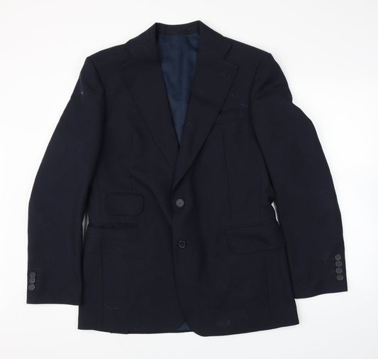 Lui Mens Blue   Jacket Suit Jacket Size 40