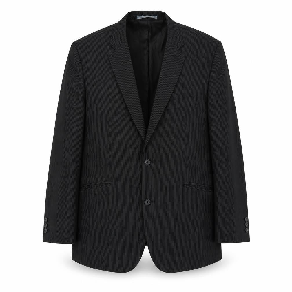 Preworn Mens Black   Jacket Suit Jacket Size 42