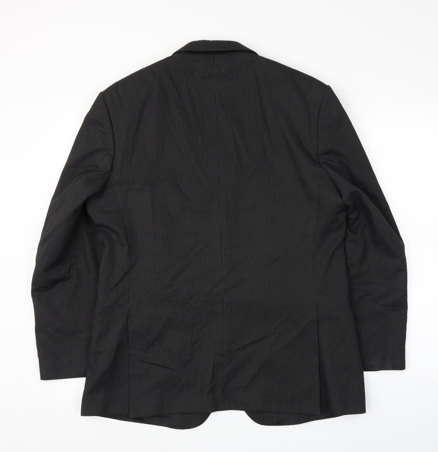 Preworn Mens Black   Jacket Suit Jacket Size 42