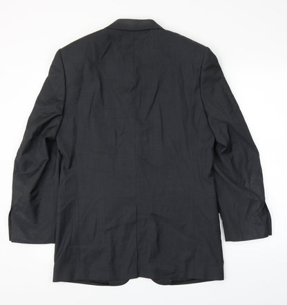 Allen Clark Mens Grey   Jacket Suit Jacket Size 38