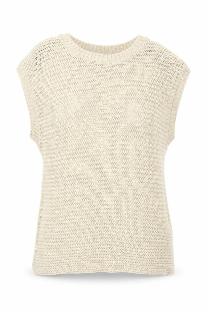 Warehouse Womens Beige   Vest Jumper Size 6