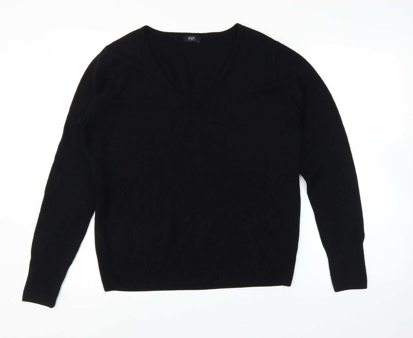 F&F Womens Black   Pullover Jumper Size 14