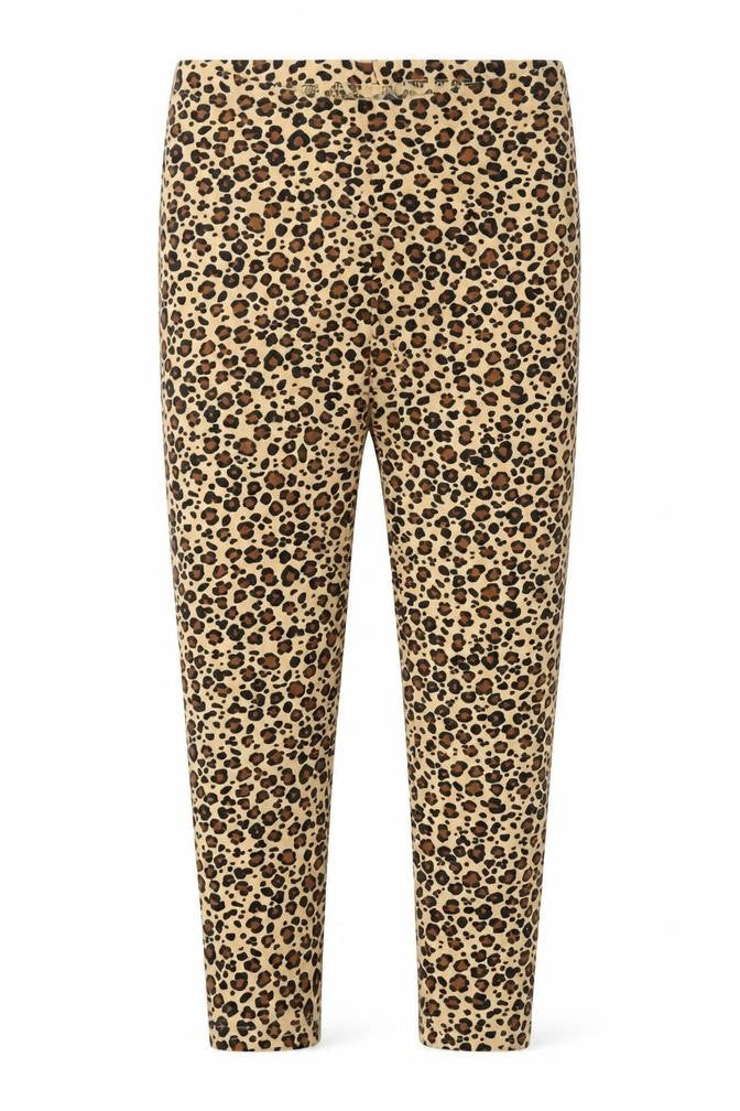 I Love Girlswear Girls Beige Animal Print  Capri Trousers Size 9 Years - Leggings