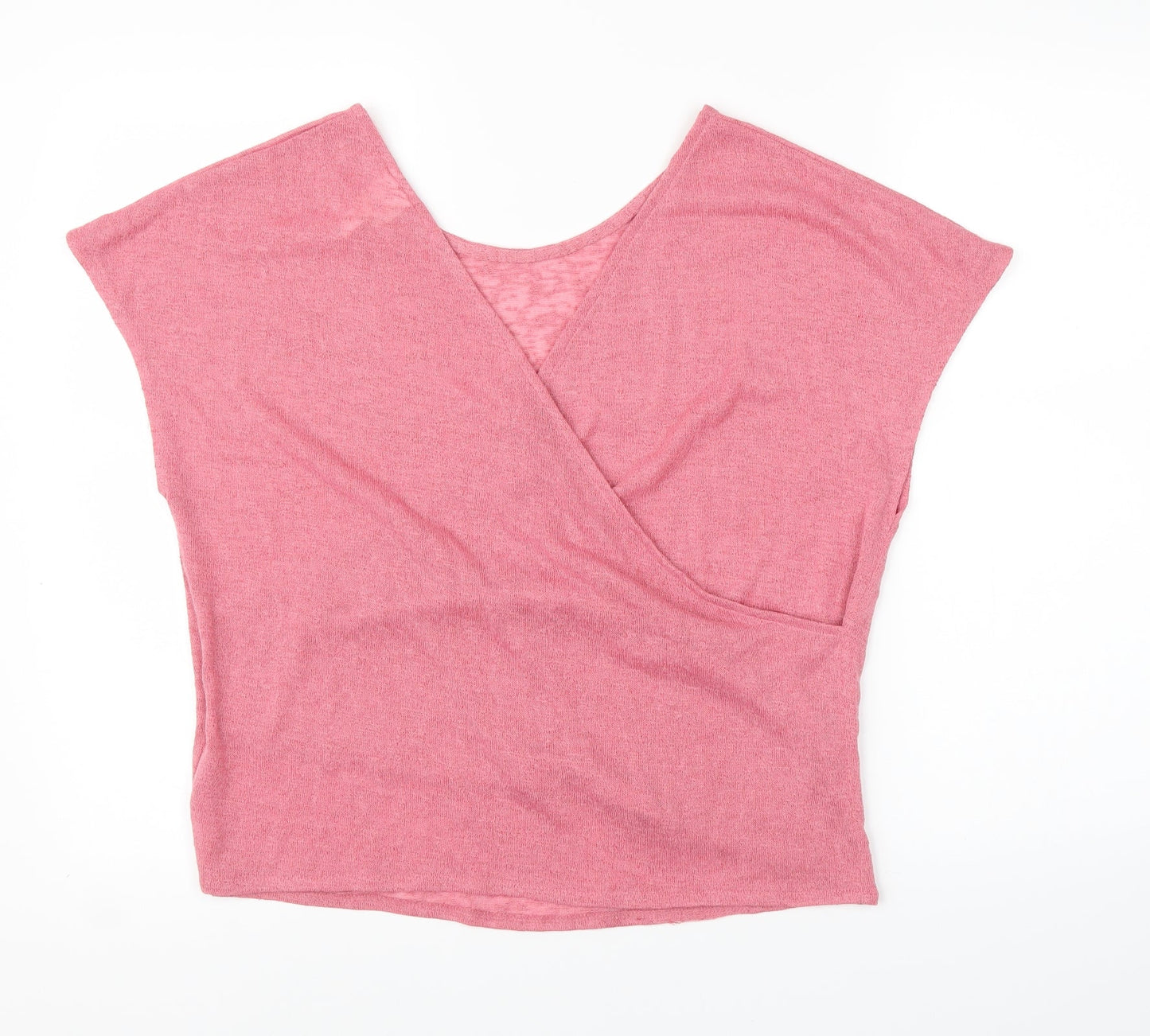 H&M Womens Pink   Wrap Blouse Size M