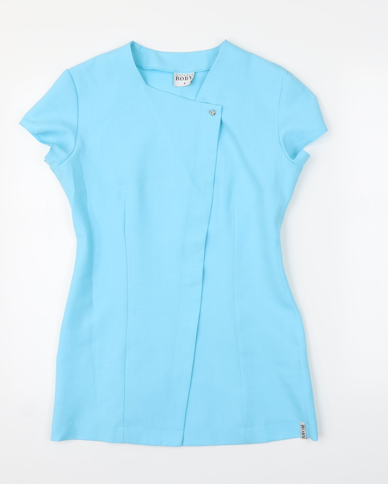 Florence Roby Womens Blue   Tunic Blouse Size 8