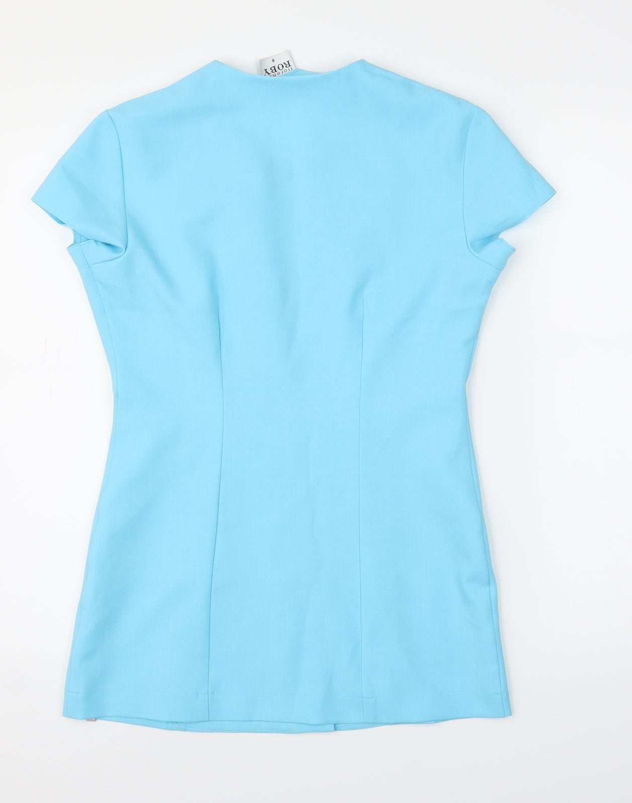 Florence Roby Womens Blue   Tunic Blouse Size 8