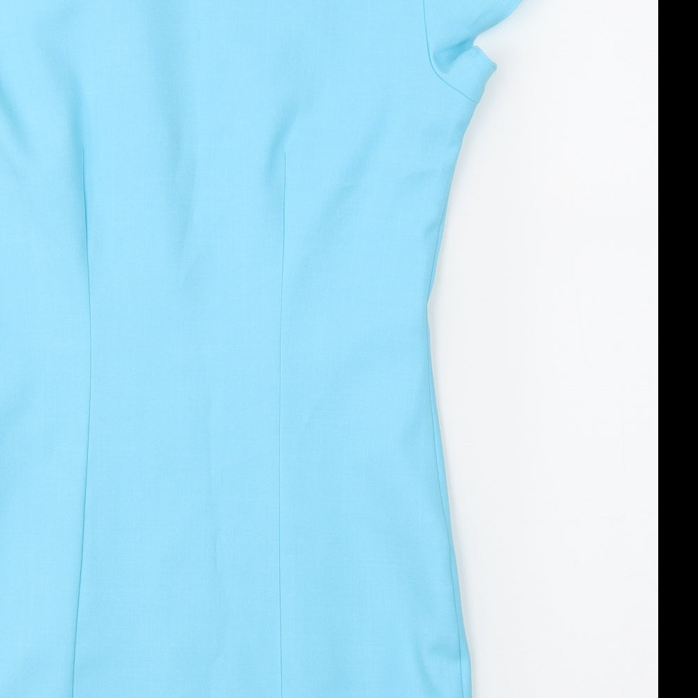 Florence Roby Womens Blue   Tunic Blouse Size 8