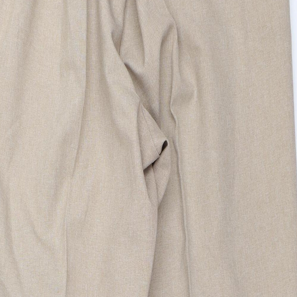Bonmarché Womens Beige   Trousers  Size 16 L26 in